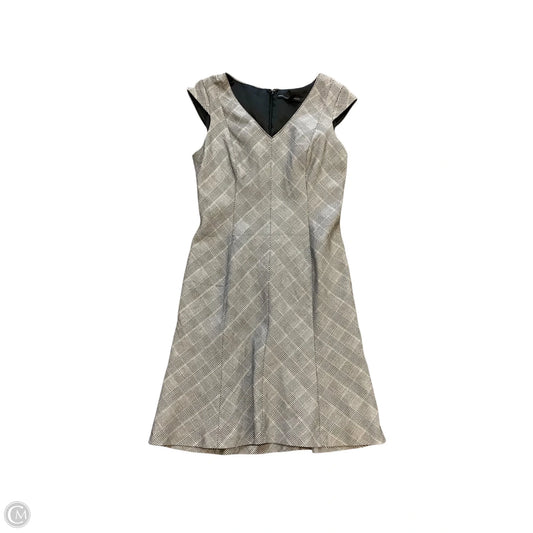 Dress Party Midi By White House Black Market In Plaid Pattern, Size: 8
