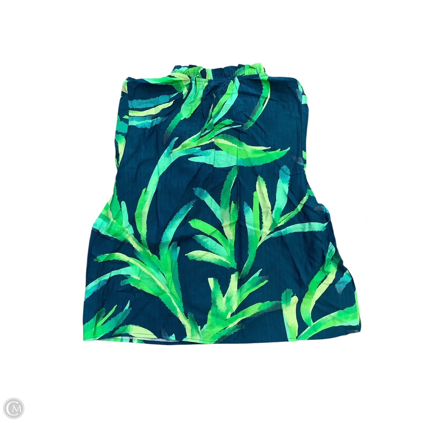 Blouse Short Sleeve By Pinch In Teal, Size: M