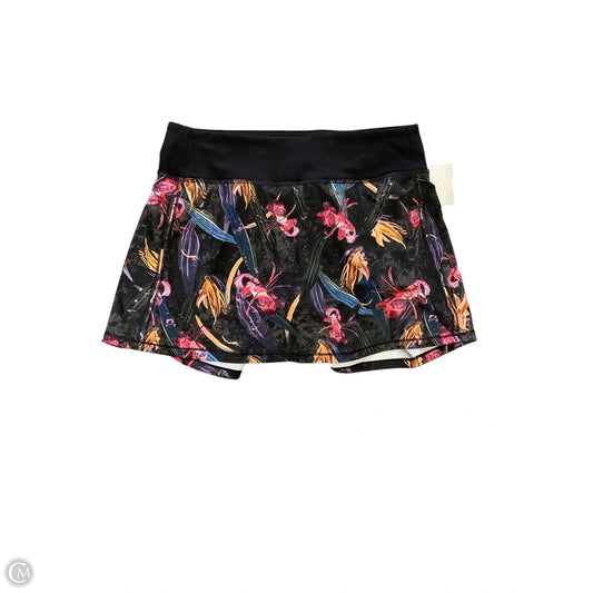 Athletic Skort By Lululemon In Multi-colored, Size: 6