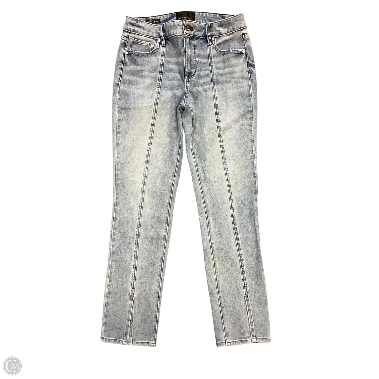 Jeans Cropped By White House Black Market In Blue Denim, Size: 2l