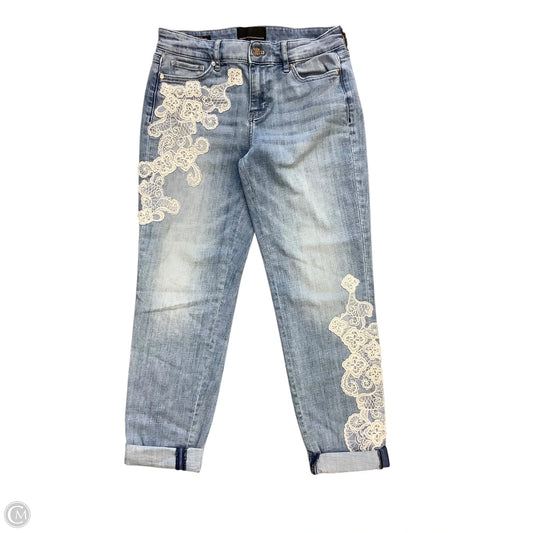Jeans Skinny By White House Black Market In Blue Denim, Size: 0