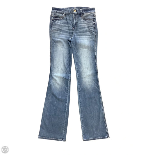 Jeans Flared By White House Black Market In Blue Denim, Size: 2