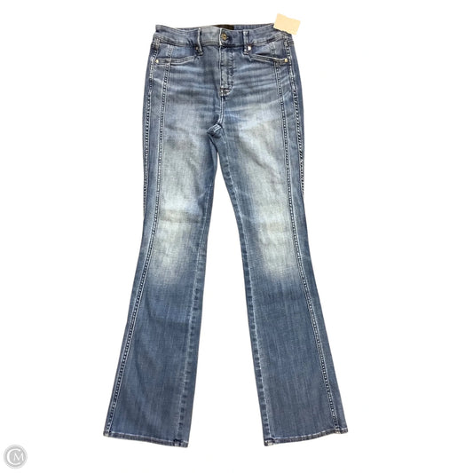 Jeans Flared By White House Black Market In Blue Denim, Size: 2