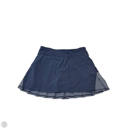 Athletic Skort By Lululemon In Blue, Size: 6