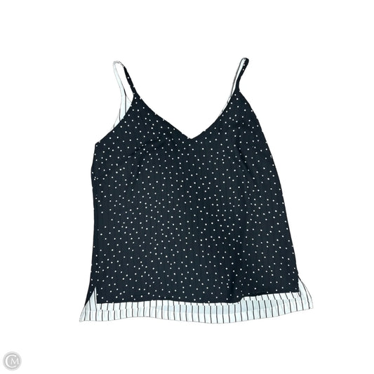 Blouse Sleeveless By White House Black Market In Black & Cream, Size: S