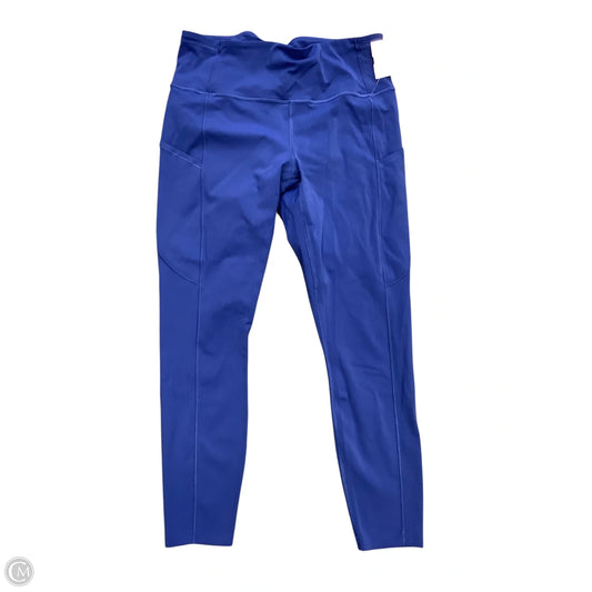 Athletic Leggings By Lululemon In Blue, Size: 10