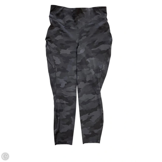 Athletic Leggings By Lululemon In Camouflage Print, Size: 10
