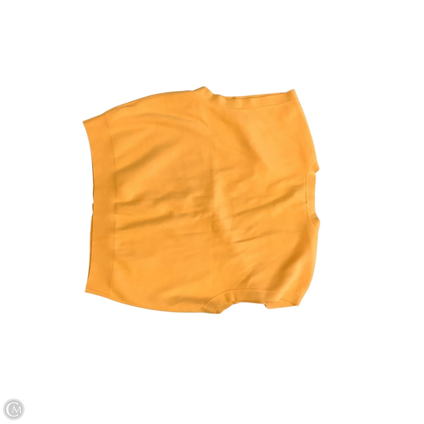 Vest Sweater By Maeve In Orange, Size: M