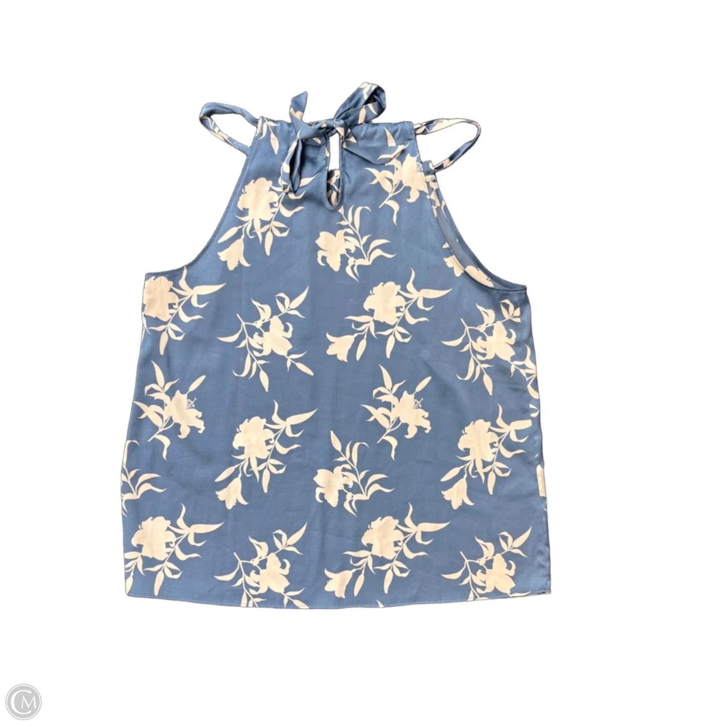 Blouse Sleeveless By 41 Hawthorn In Blue, Size: L