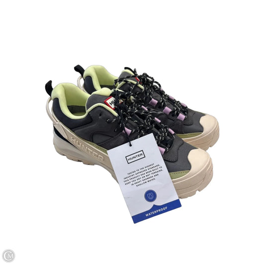 Shoes Hiking By Hunter In Green & Grey, Size: 7