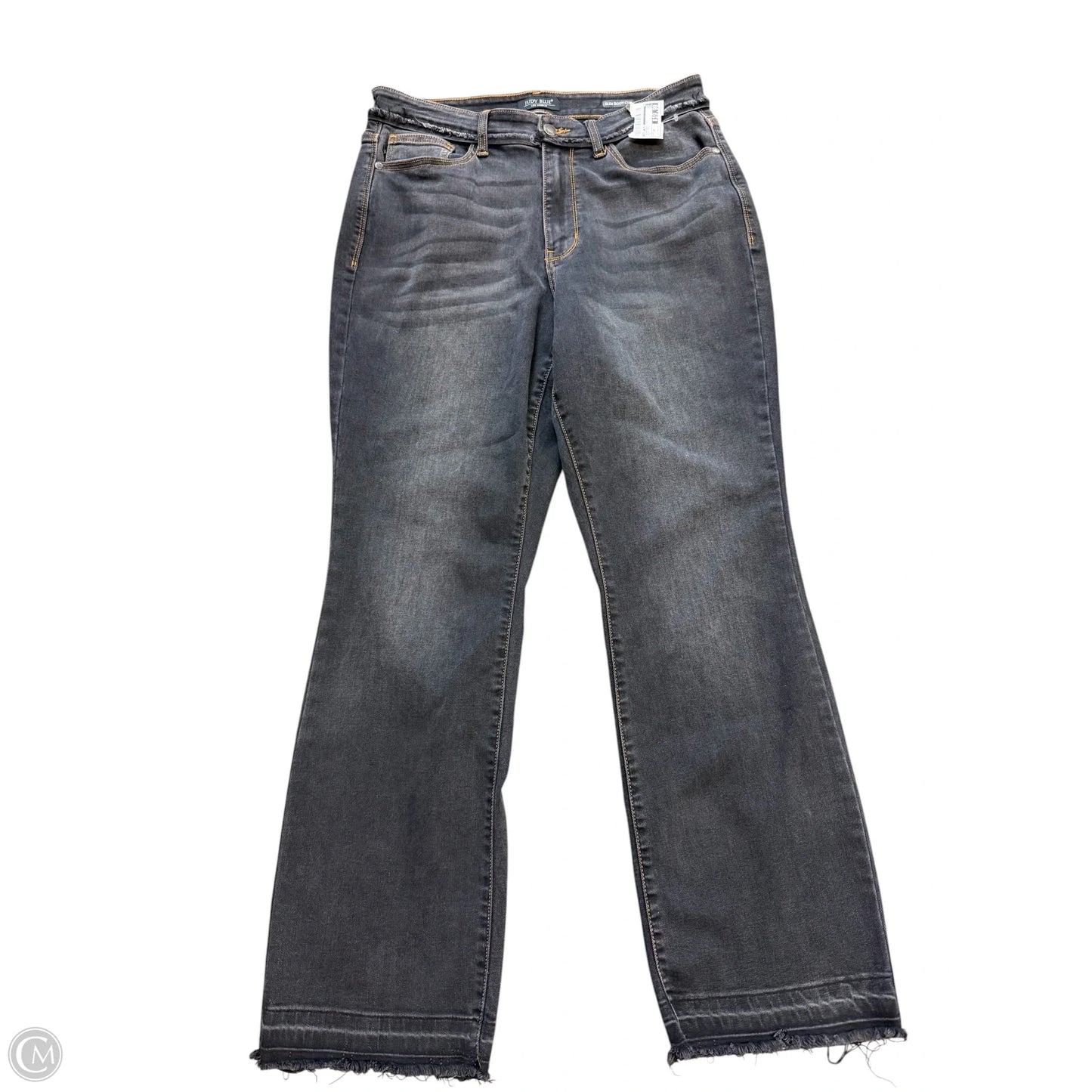 Jeans Boot Cut By Judy Blue In Black Denim, Size: 14