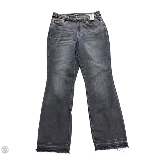 Jeans Boot Cut By Judy Blue In Black Denim, Size: 14