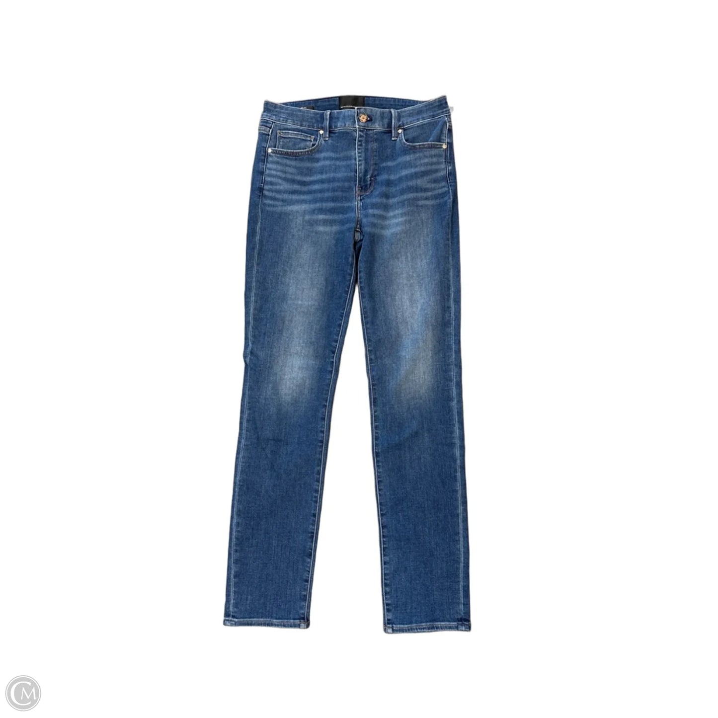 Jeans Straight By White House Black Market In Blue Denim, Size: 6