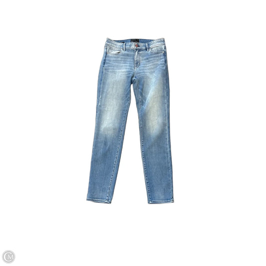 Jeans Straight By White House Black Market In Blue Denim, Size: 6l