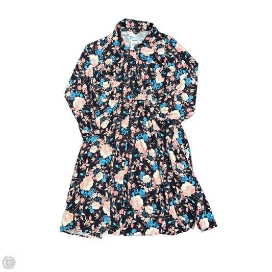 Dress Casual Maxi By Torrid In Blue & Pink, Size: 2x