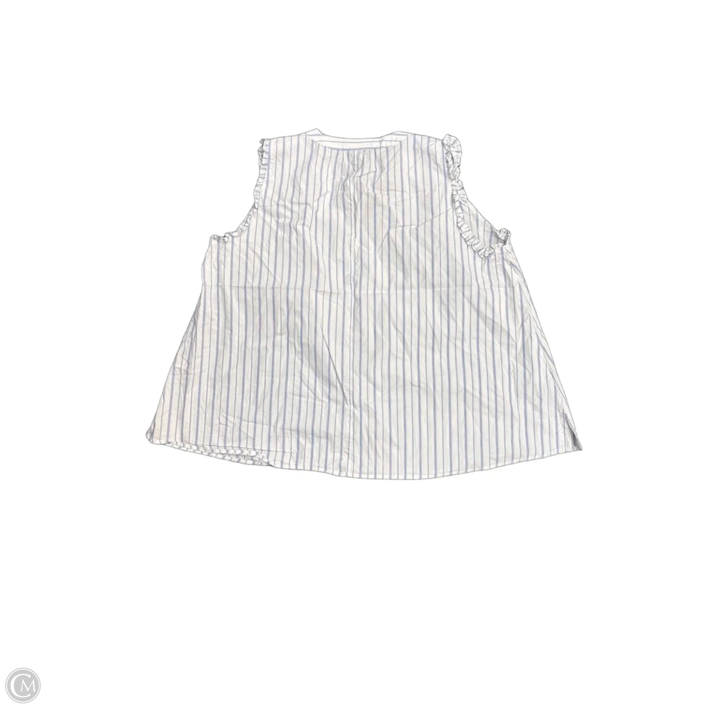 Top Sleeveless By Lane Bryant In White, Size: 20