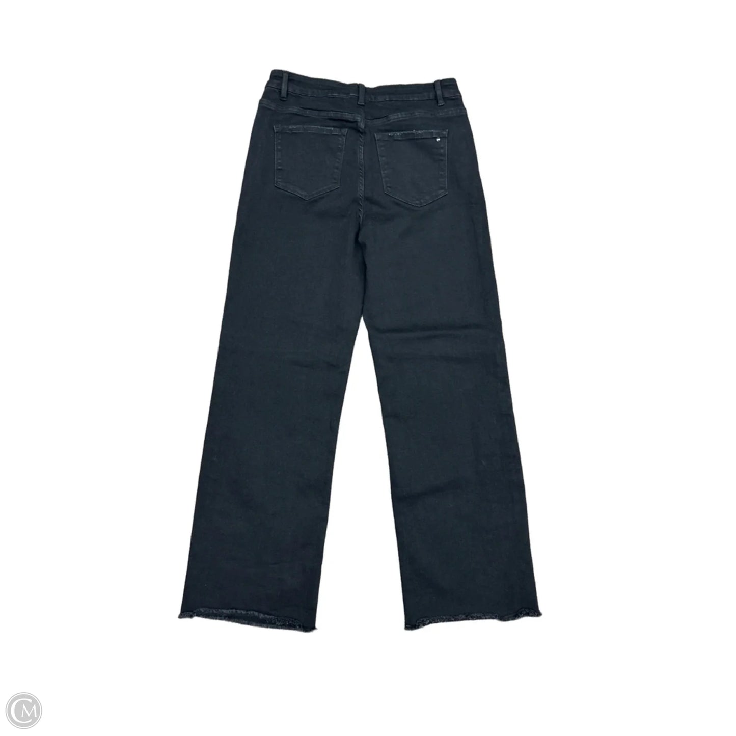 Jeans Wide Leg By Cmb In Black Denim, Size: 10