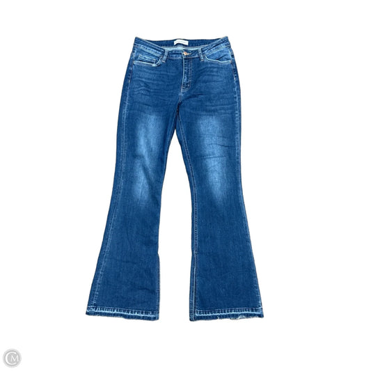 Jeans Wide Leg By Flying Monkey In Blue Denim, Size: 10