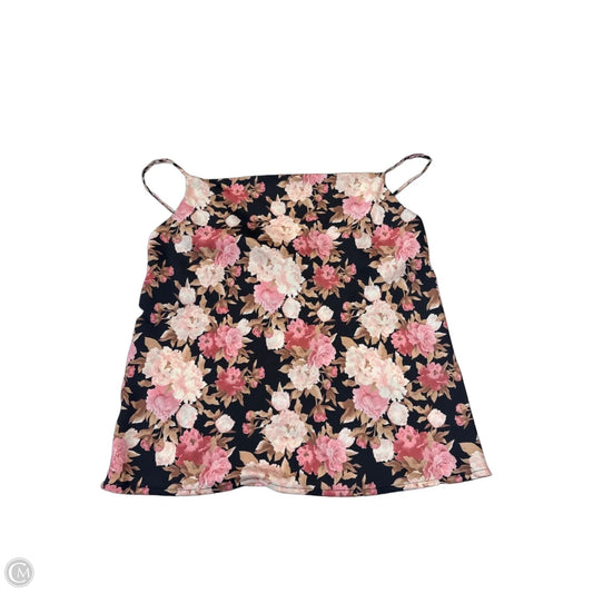 Top Sleeveless By Skies Are Blue In Floral Print, Size: S