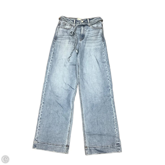 Jeans Wide Leg By Vervet In Blue, Size: 26