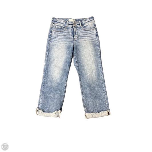 Jeans Straight By Bke In Blue Denim, Size: 8