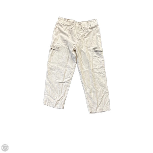 Pants Linen By Time And Tru In Tan, Size: L