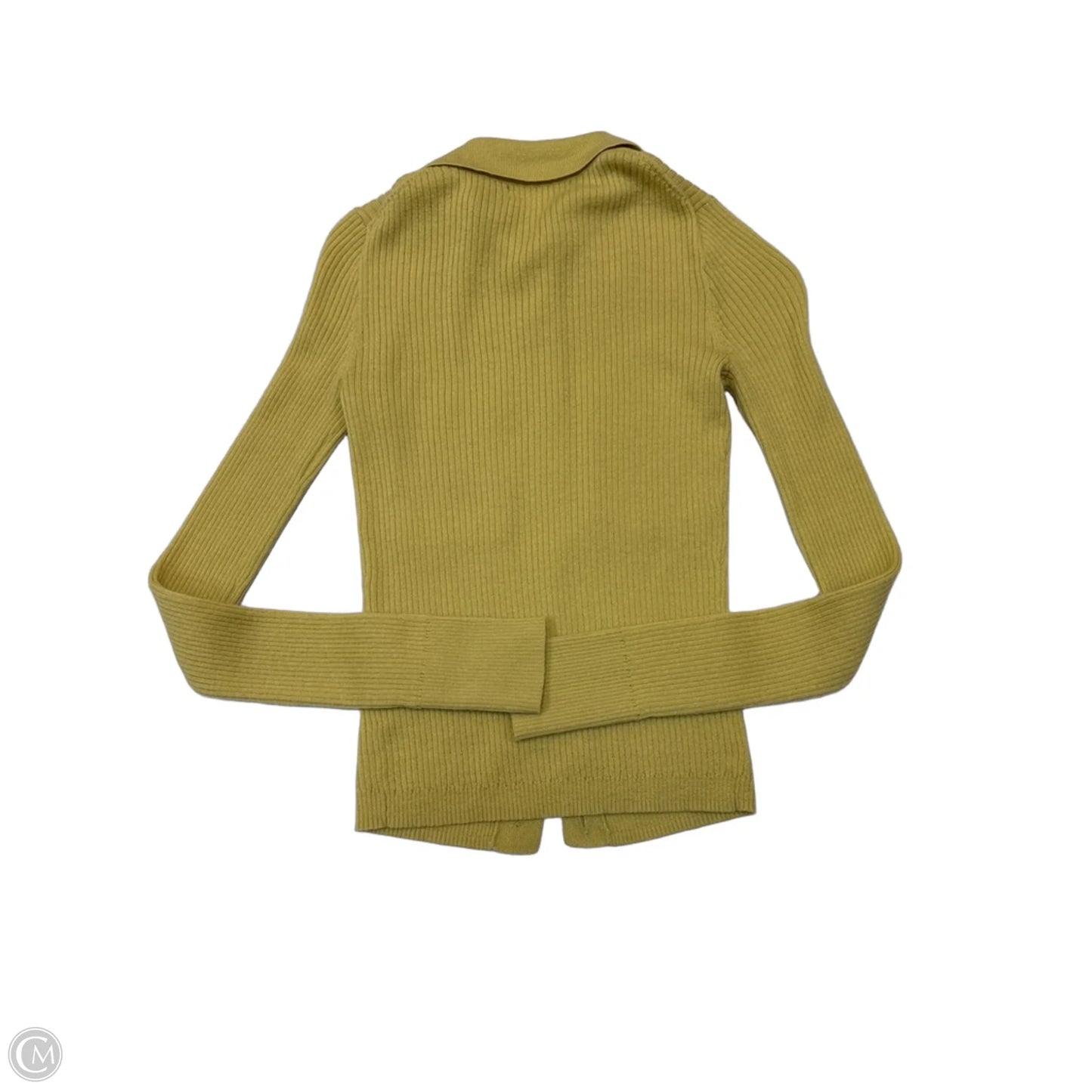 Top Long Sleeve By J. Crew In Yellow, Size: Xxs