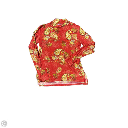 Top Long Sleeve By Johnny Was In Red, Size: S