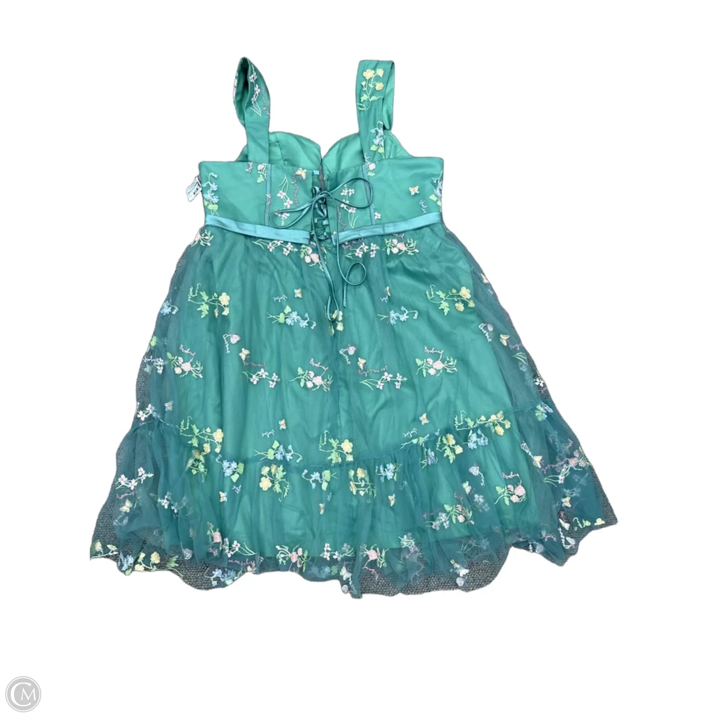 Dress Casual Maxi By Clothes Mentor In Green, Size: 3x