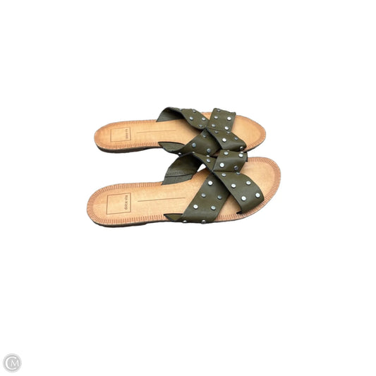 Sandals Flip Flops By Dolce Vita In Green, Size: 8.5