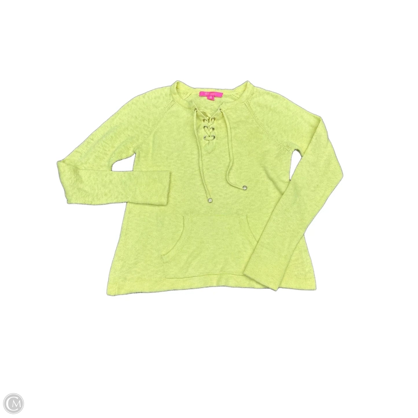 Sweater Cardigan Designer By Lilly Pulitzer In Yellow, Size: Xs