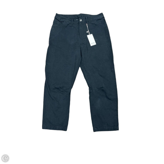 Jeans Wide Leg By Cmb In Black Denim, Size: Xl