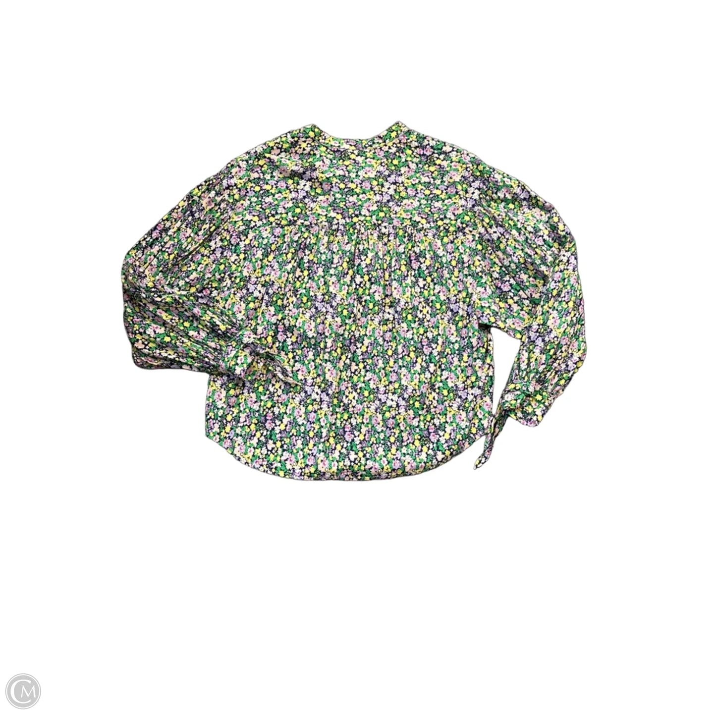Blouse Long Sleeve By Maeve In Floral Print, Size: S