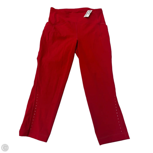 Athletic Pants By Lululemon In Red, Size: 8