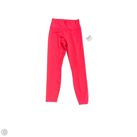 Athletic Leggings By Alo In Pink, Size: M