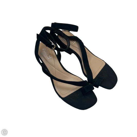 Sandals Heels Block By Alfani In Black, Size: 8.5