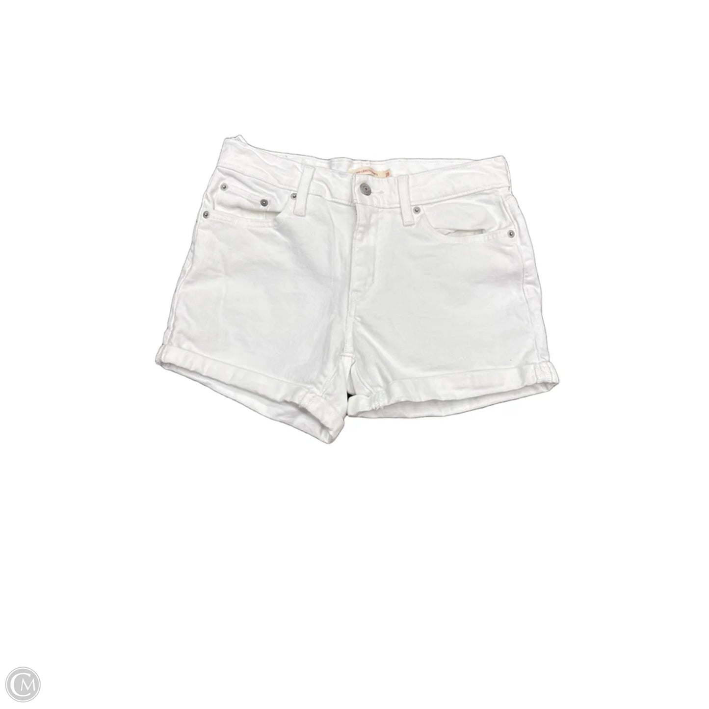 Shorts By Levis In White Denim, Size: 6