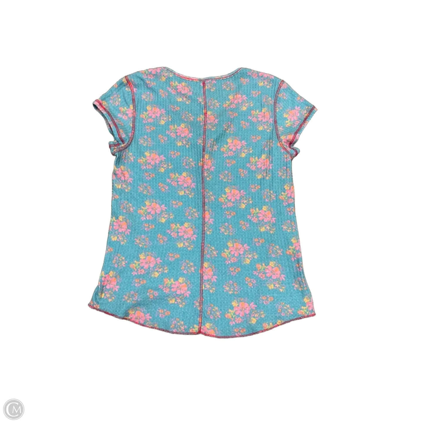 Top Short Sleeve By Natural Life In Blue, Size: L