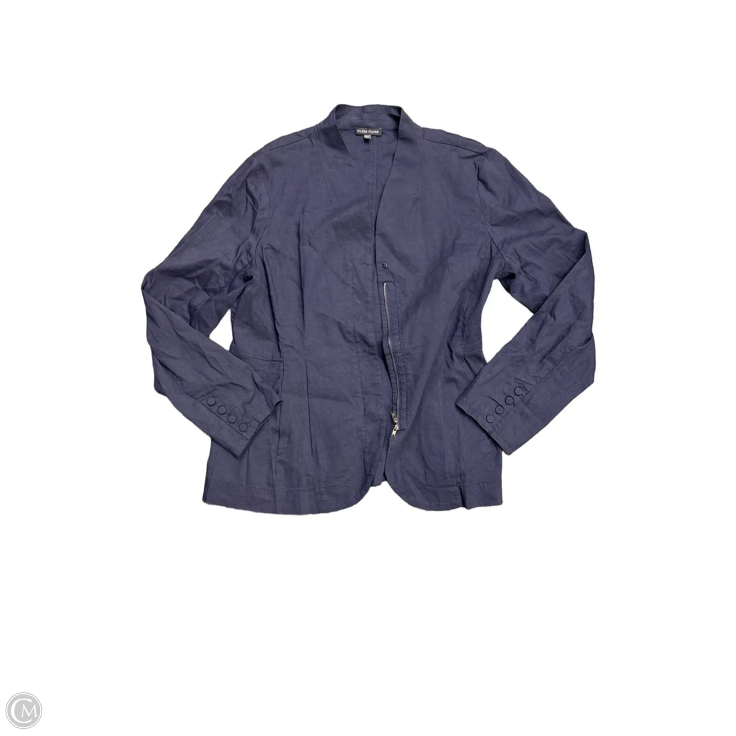 Jacket Other By Eileen Fisher In Navy, Size: L