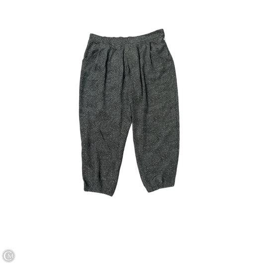 Pants Other By Eileen Fisher In Black & Grey, Size: Xl