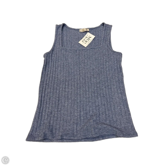 Top Sleeveless Basic By Zenana In Blue, Size: L