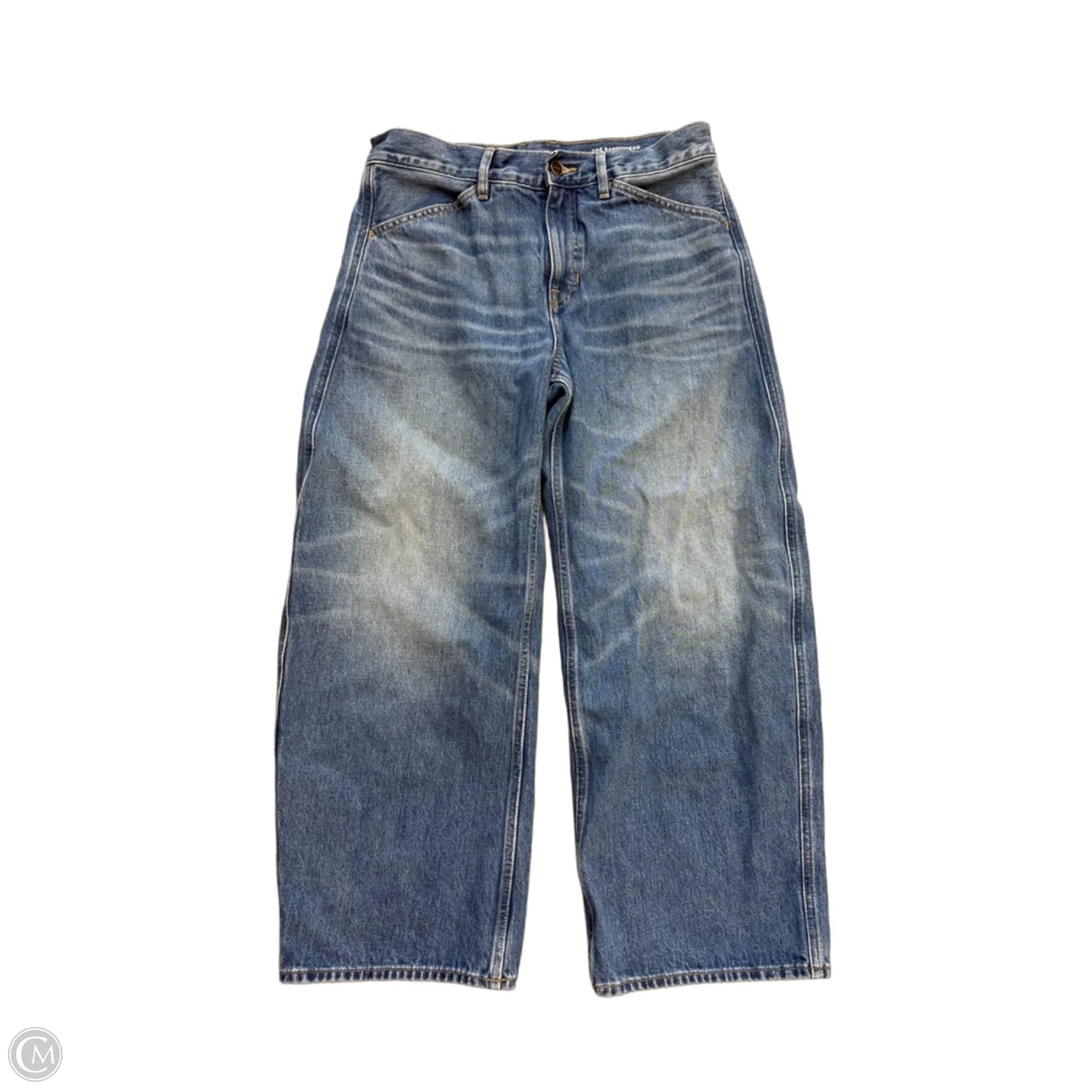 Jeans Wide Leg By J. Crew In Blue Denim, Size: 8