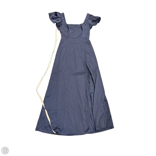 Dress Party Long By Lulus In Navy, Size: M