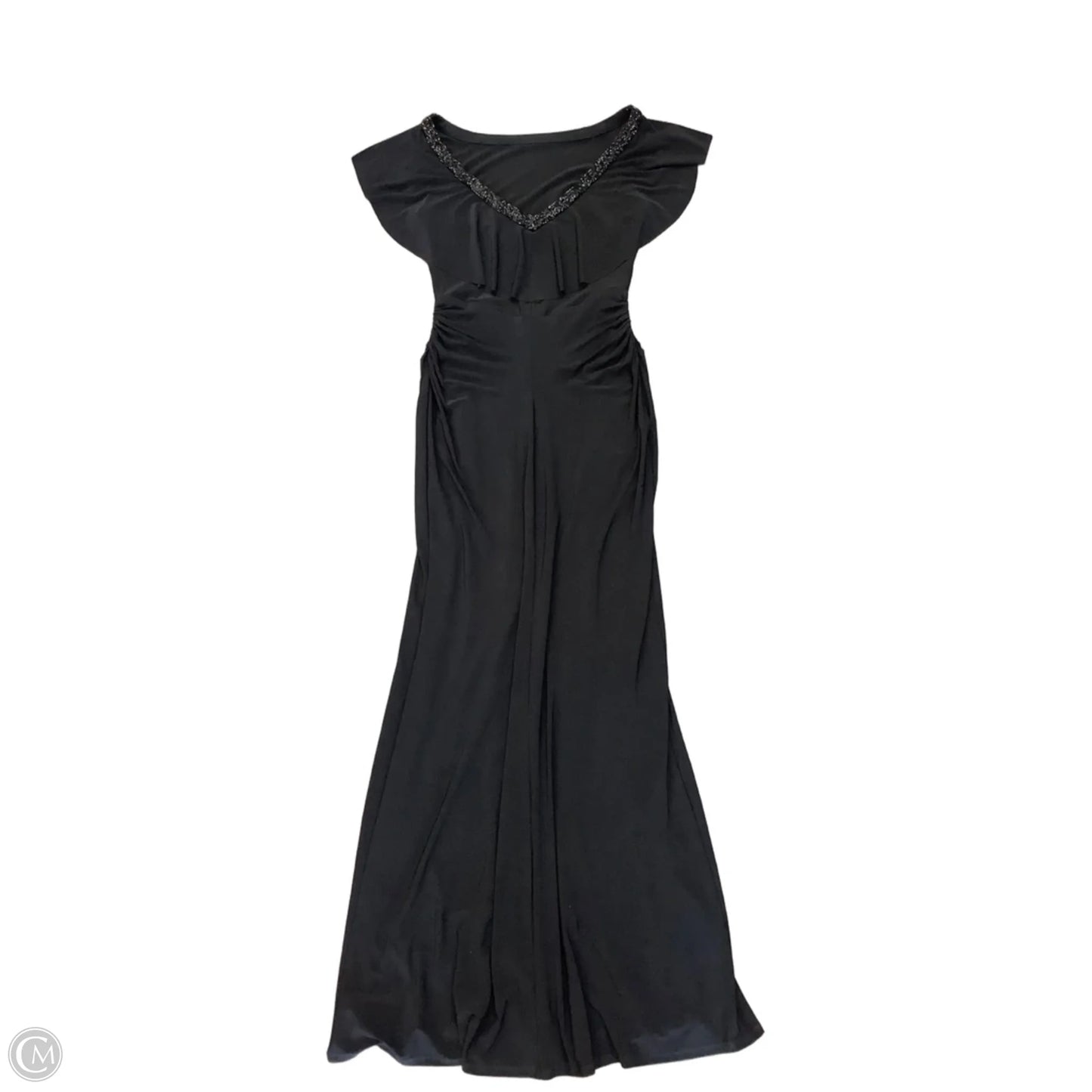 Dress Party Long By Lauren By Ralph Lauren In Black, Size: 6