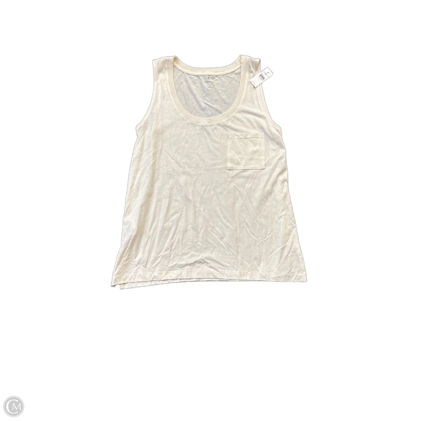 Top Sleeveless Basic By Lou And Grey In White, Size: L