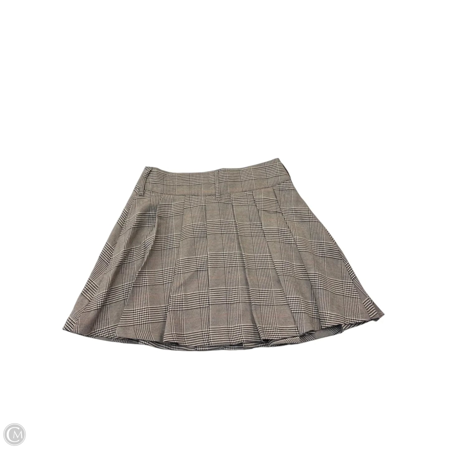 Skirt Mini & Short By Cmf In Plaid Pattern, Size: S