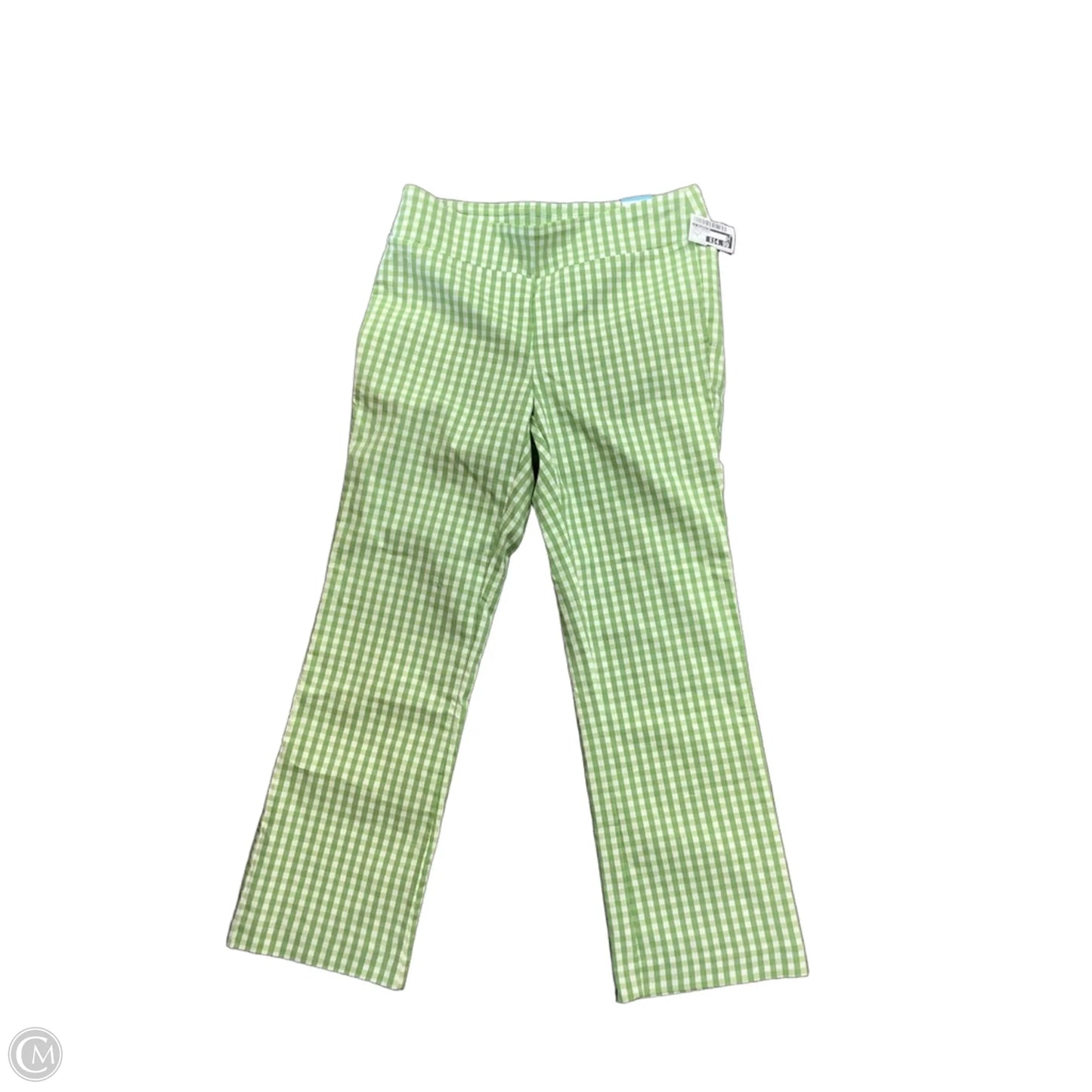 Pants Cropped By J Mclaughlin In Green & White, Size: 8