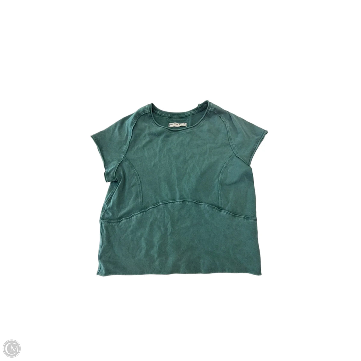 Top Short Sleeve Basic By We The Free In Green, Size: Xl