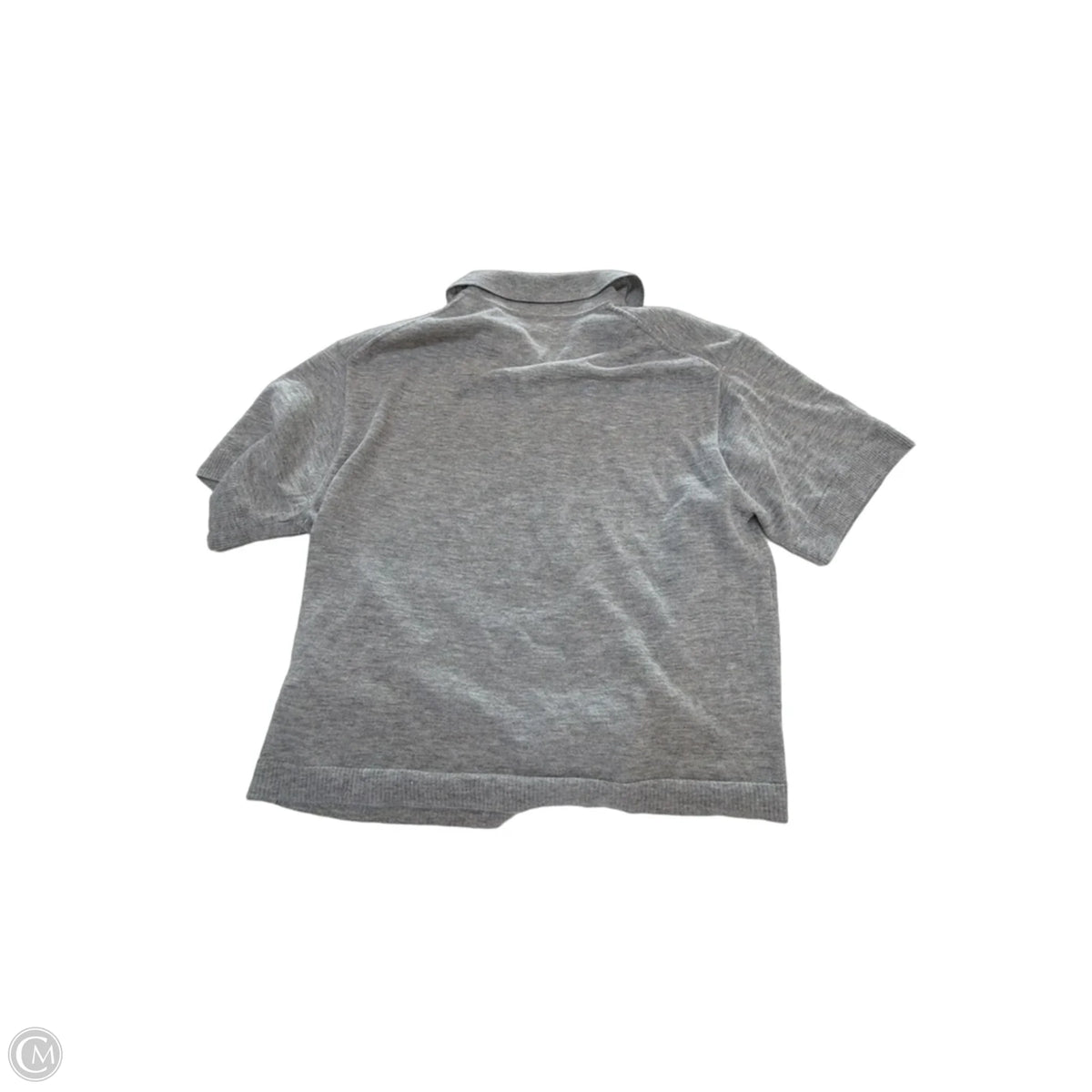 Sweater Short Sleeve By J. Crew In Grey, Size: M
