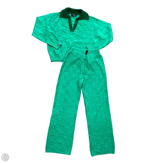 Pants Set 2pc By Cider In Green, Size: S